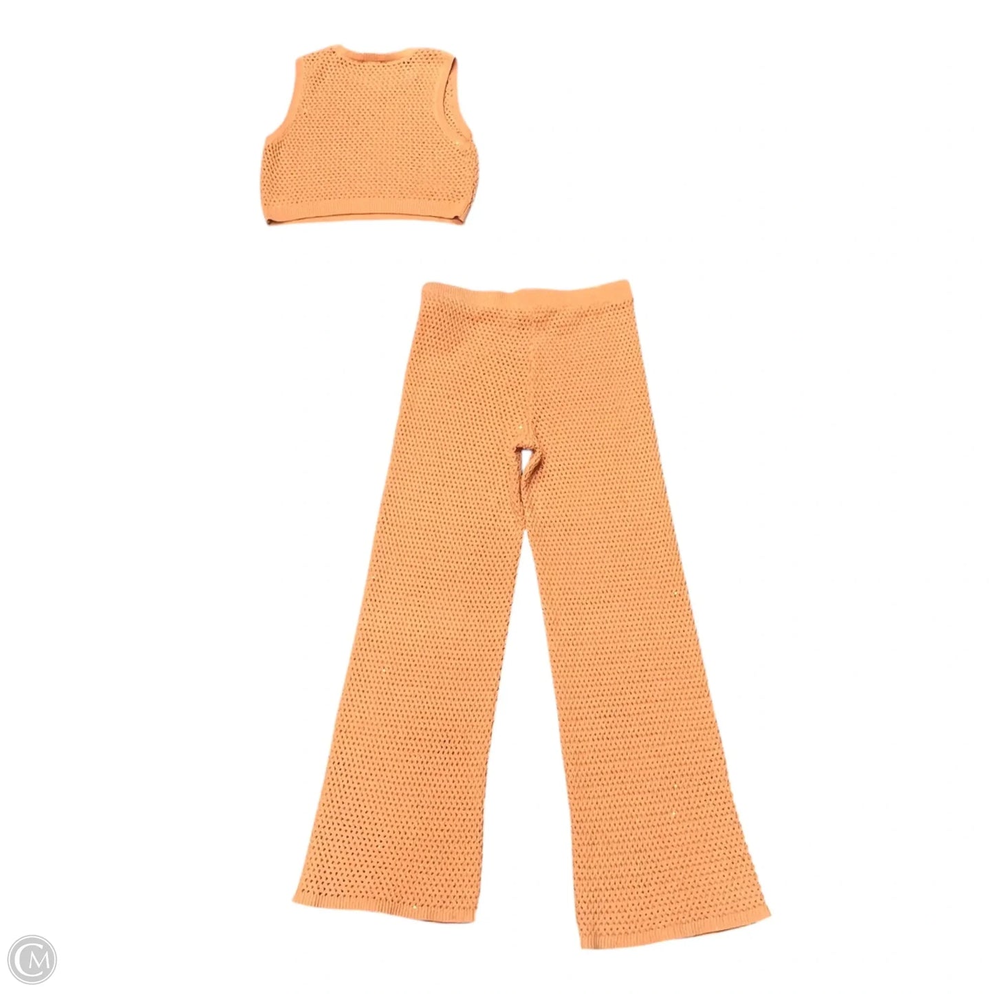Pants Set 2pc By House Of Harlow In Orange, Size: M