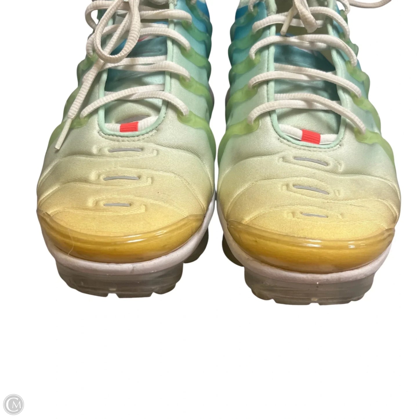 Shoes Athletic By Nike In Green & Yellow, Size: 10