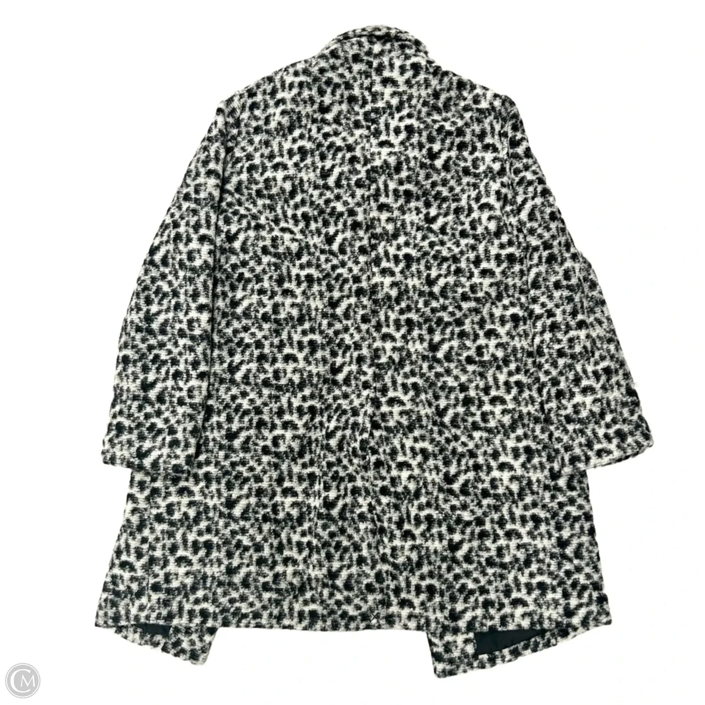 Coat Peacoat By H&m In Leopard Print, Size: M