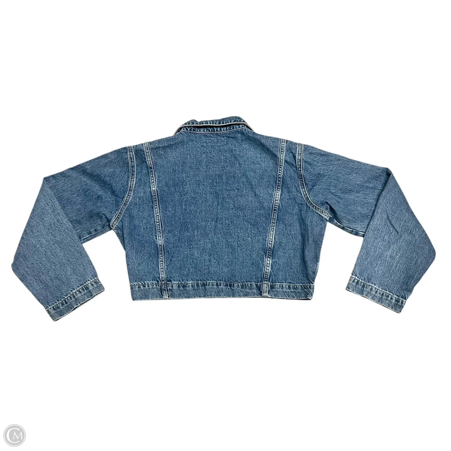 Jacket Shirt By Zara In Blue Denim, Size: Xl