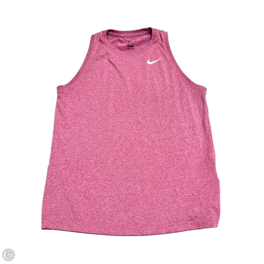 Athletic Tank Top By Nike In Pink, Size: S