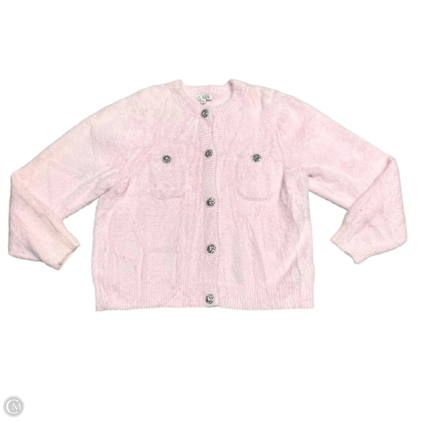 Sweater Cardigan By J. Crew In Pink, Size: 3x