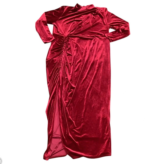 Dress Party Long By Eloquii In Red, Size: 3x