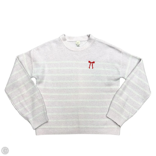 Sweater By A New Day In Pink & White, Size: M