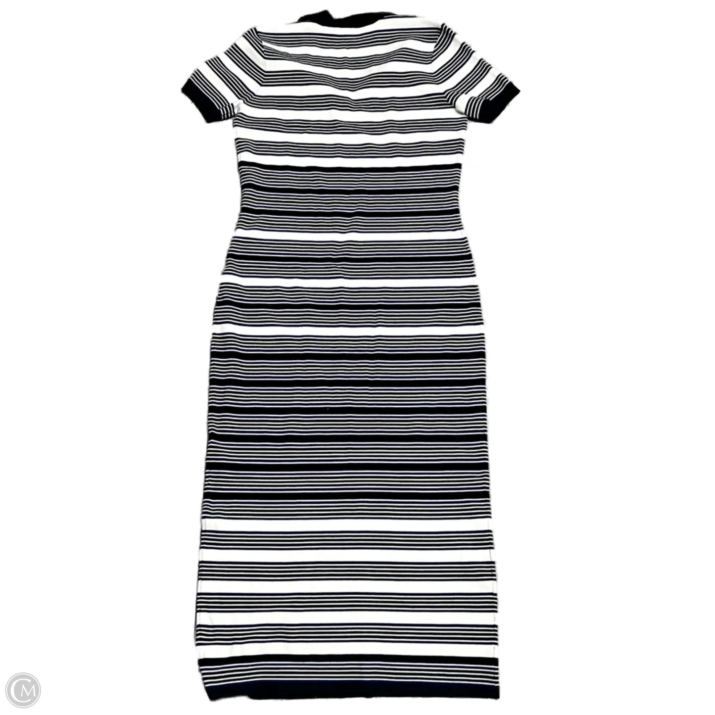 Dress Casual Maxi By Elie Tahari In Blue & White, Size: M