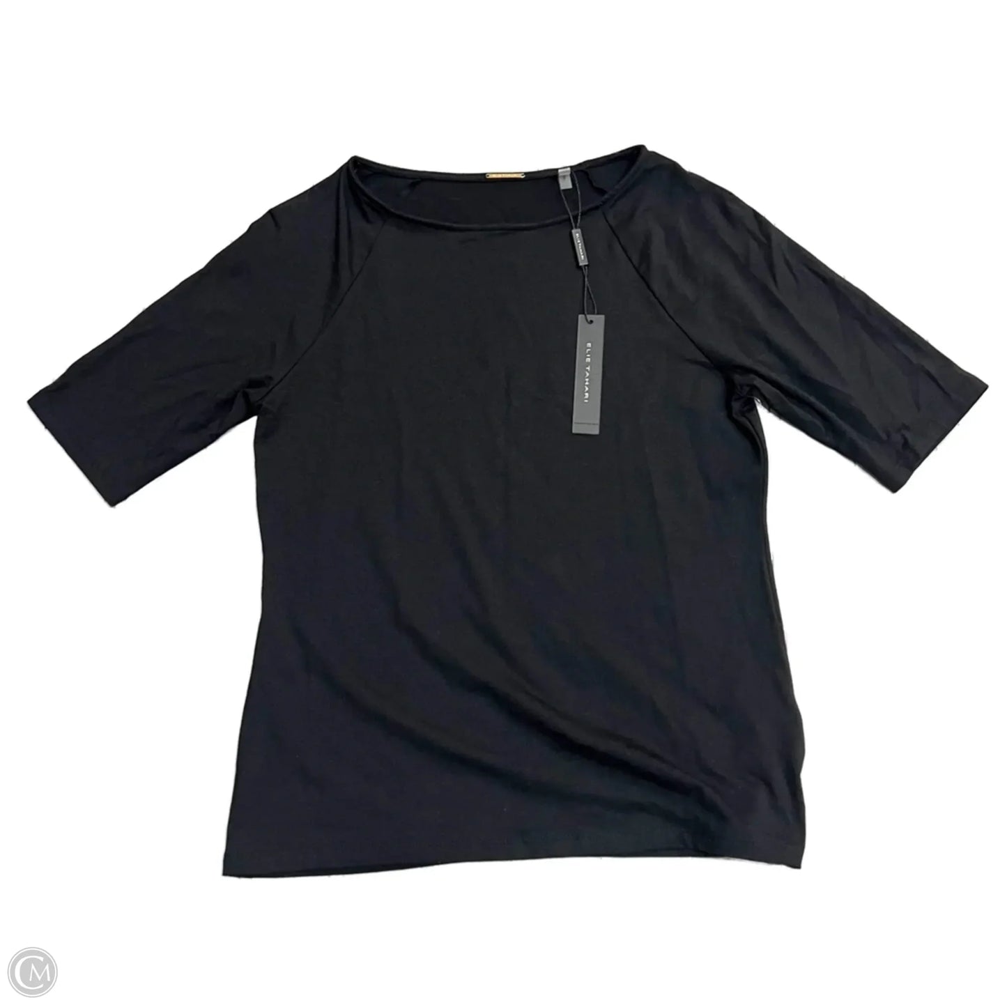 Top Short Sleeve Basic By Elie Tahari In Black, Size: M