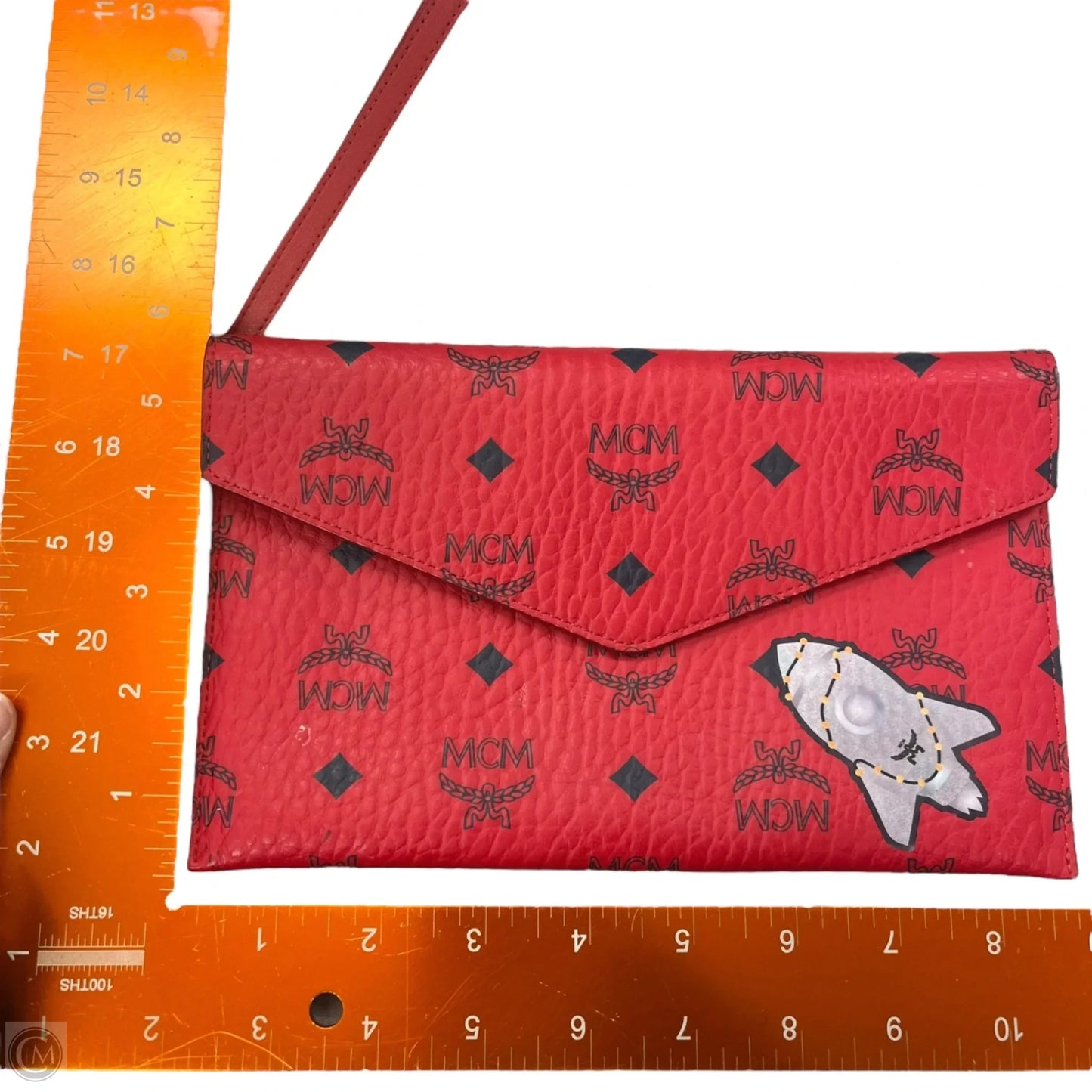 Wristlet Luxury Designer By Mcm, Size: Large