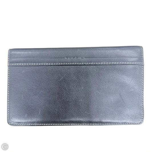 Wallet Leather By Fossil, Size: Large