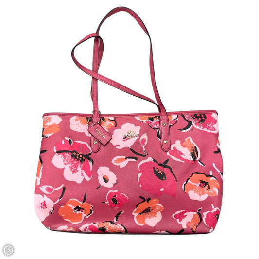 Tote Designer By Coach, Size: Large