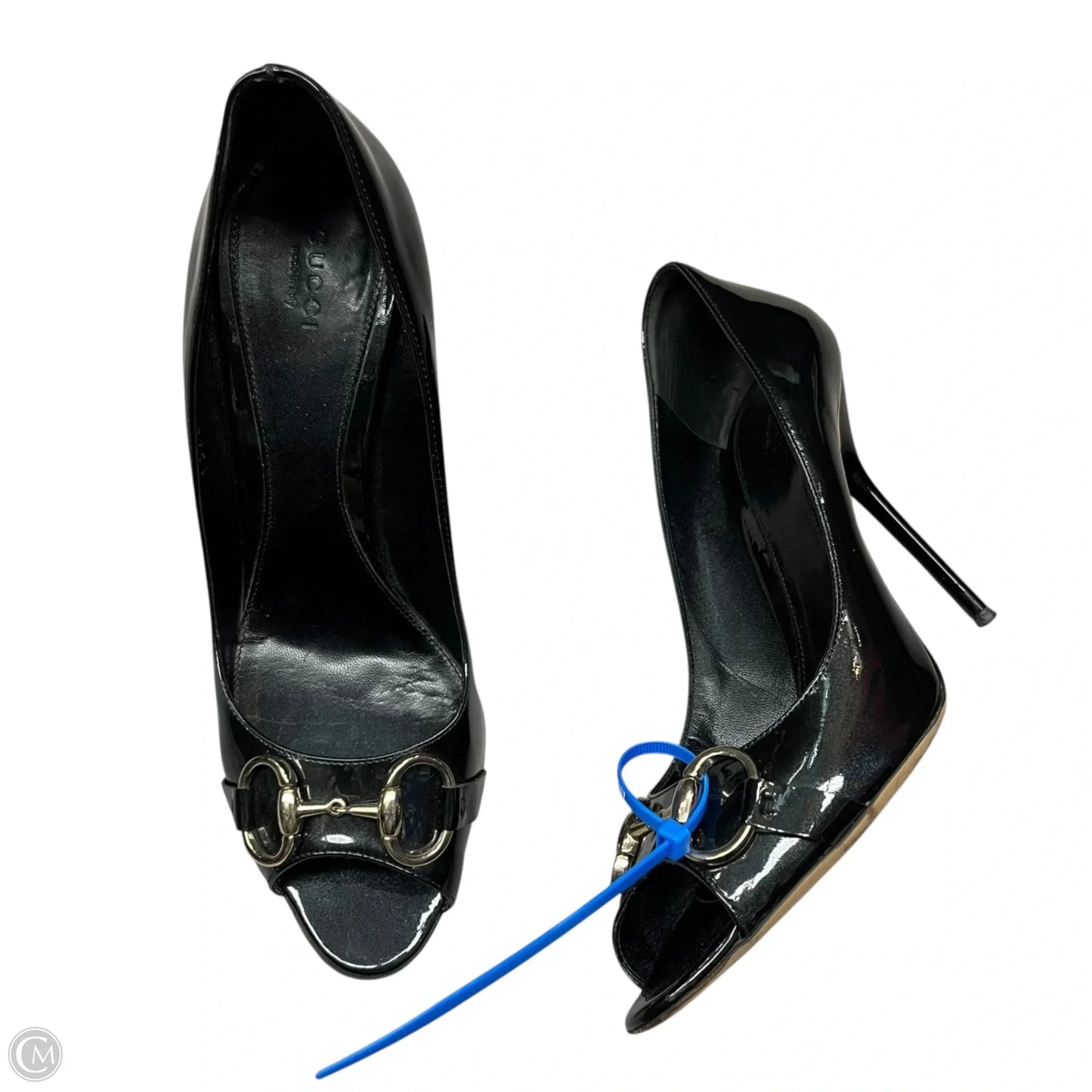 Shoes Luxury Designer By Gucci In Black, Size: 10