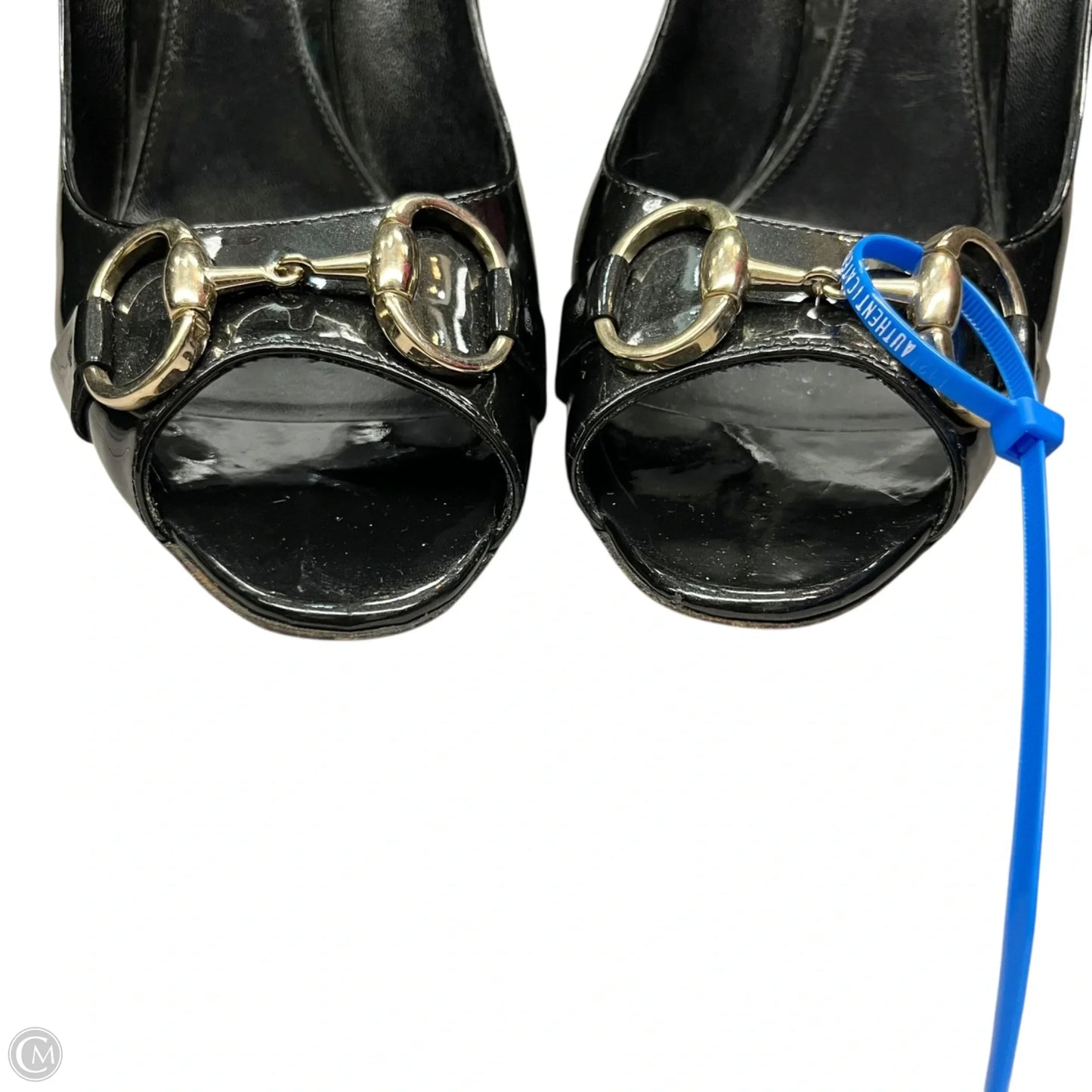 Shoes Luxury Designer By Gucci In Black, Size: 10