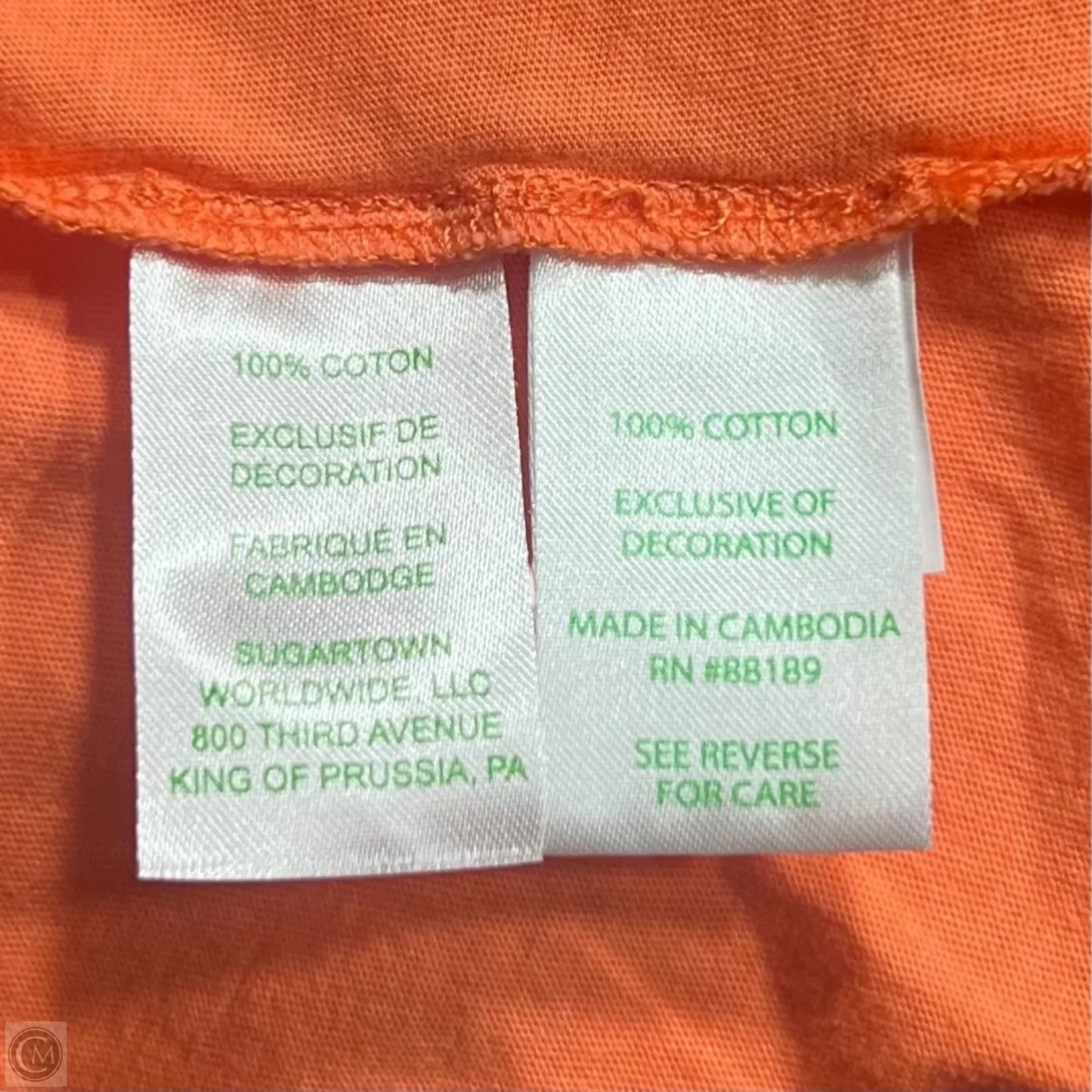 Top Short Sleeve Designer By Lilly Pulitzer In Orange, Size: Xs