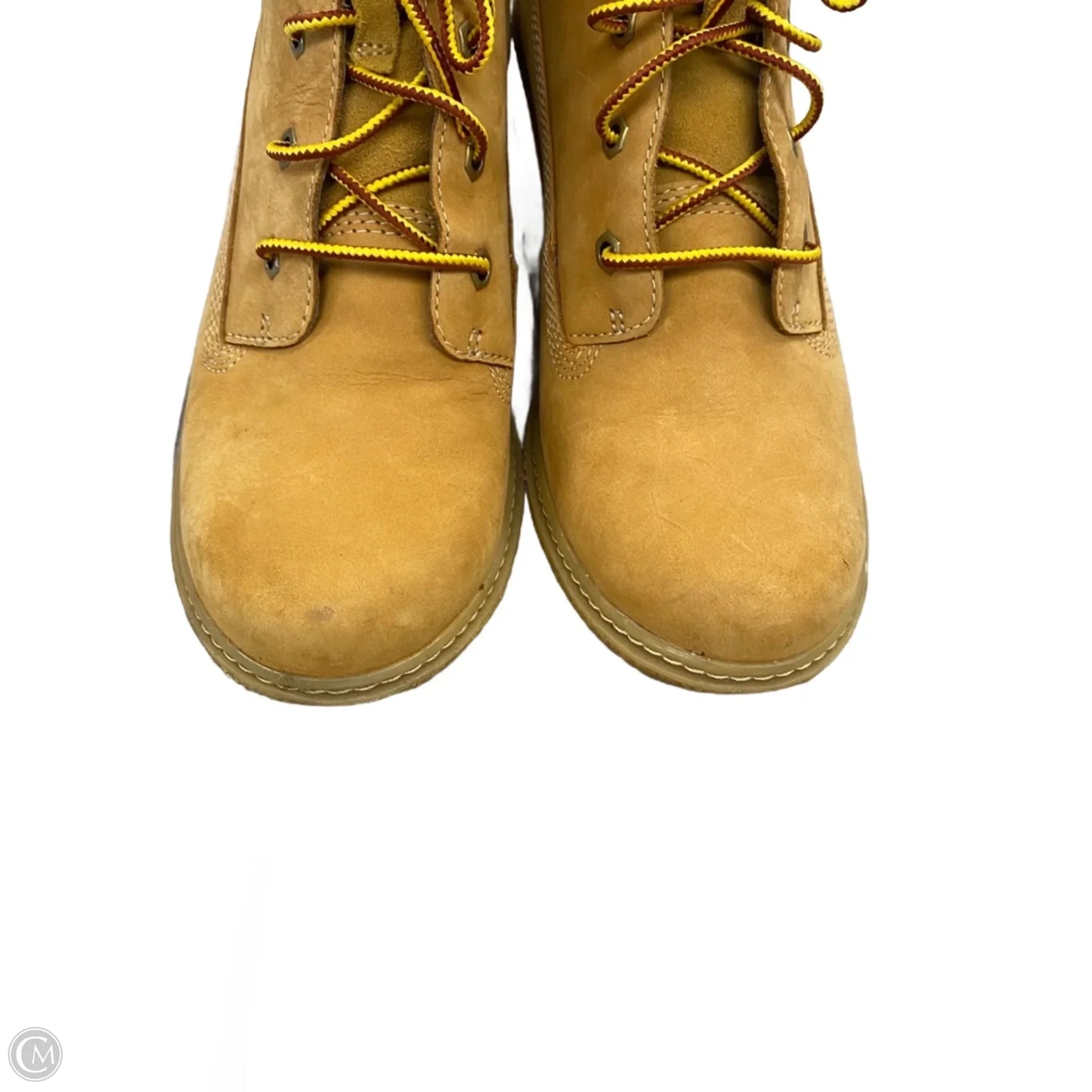 Boots Ankle Heels By Timberland In Tan, Size: 7.5