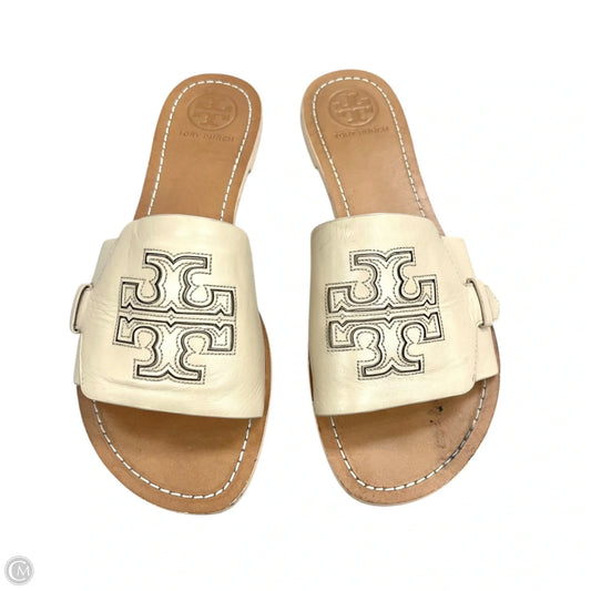 Sandals Designer By Tory Burch In Beige, Size: 10