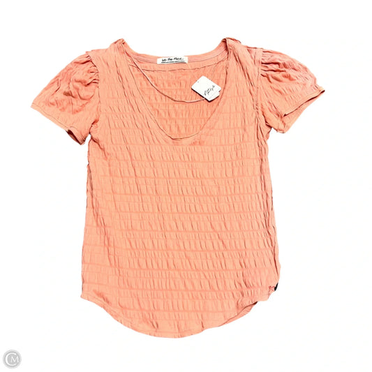 Top Short Sleeve By We The Free In Coral, Size: M