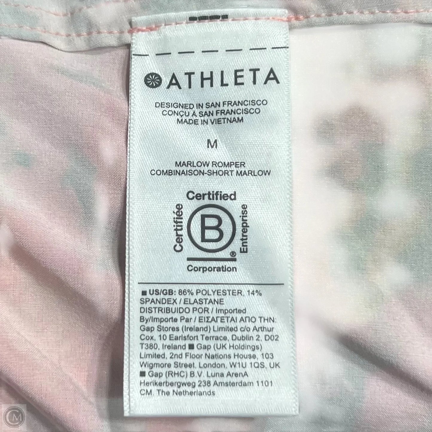 Romper By Athleta In Floral Print, Size: M