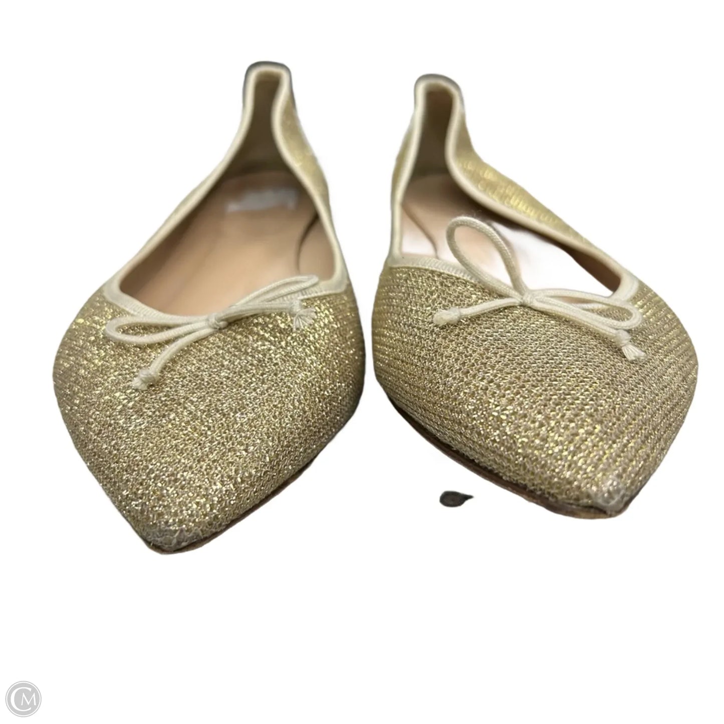Shoes Flats By J. Crew In Gold, Size: 10