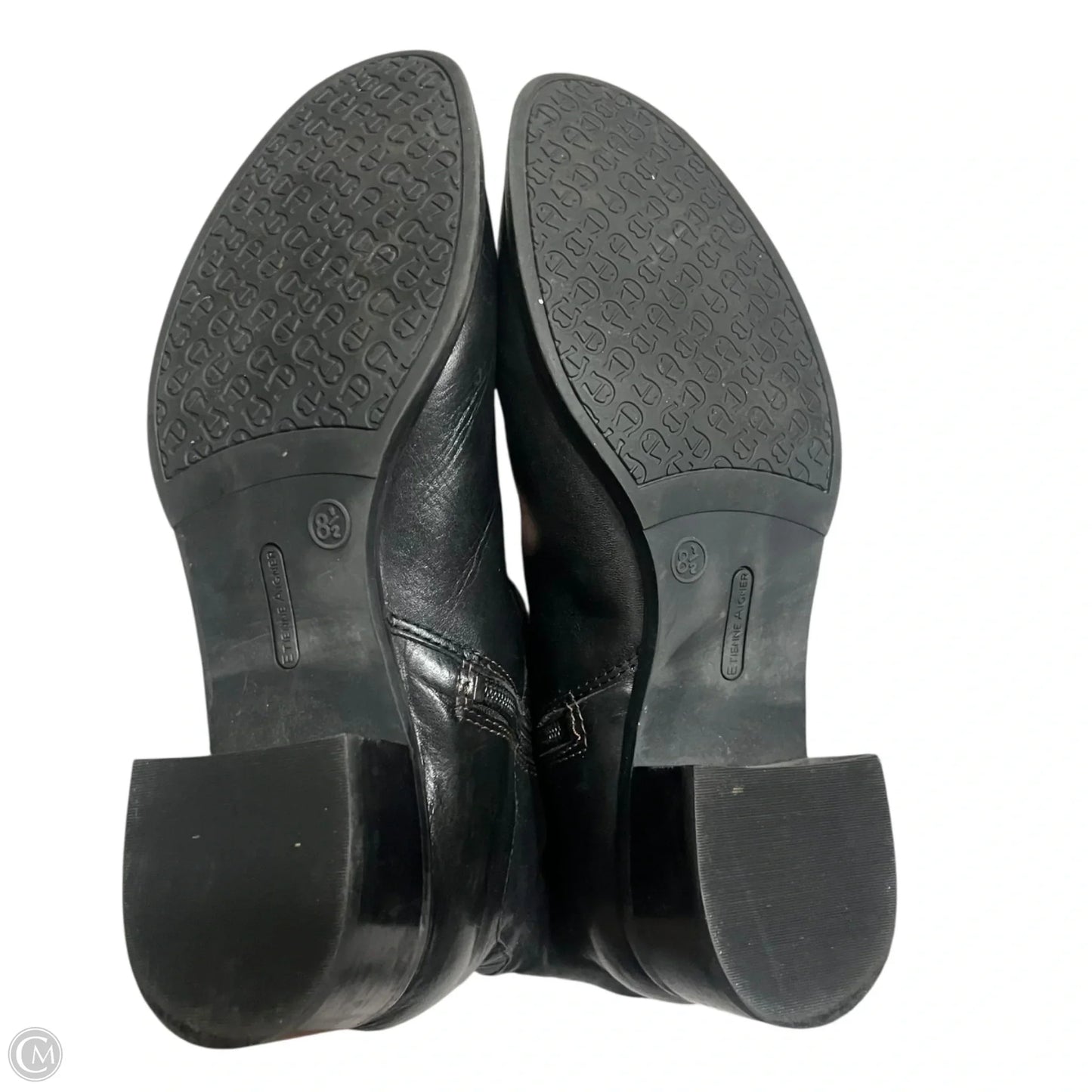 Boots Ankle Heels By Etienne Aigner In Brown, Size: 8.5