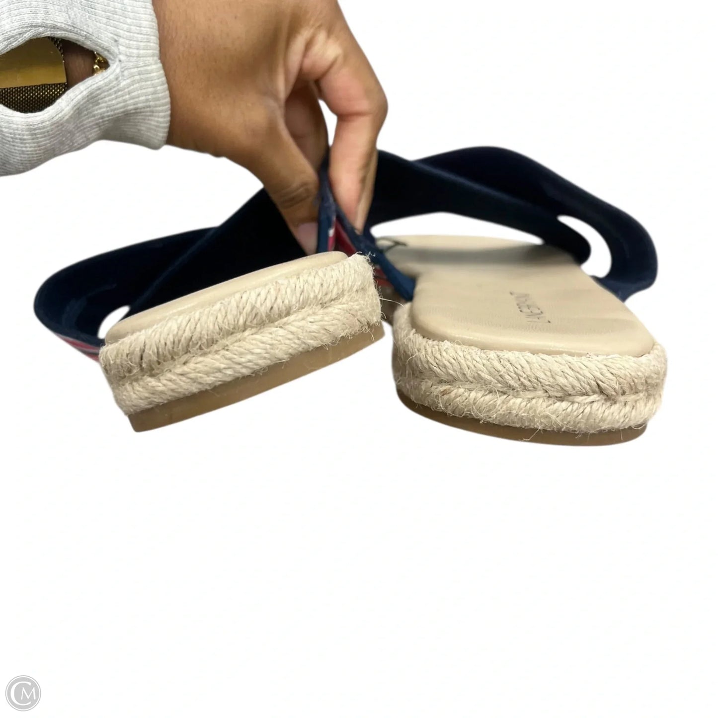 Sandals Flats By Lane Bryant In Blue & Orange, Size: 11