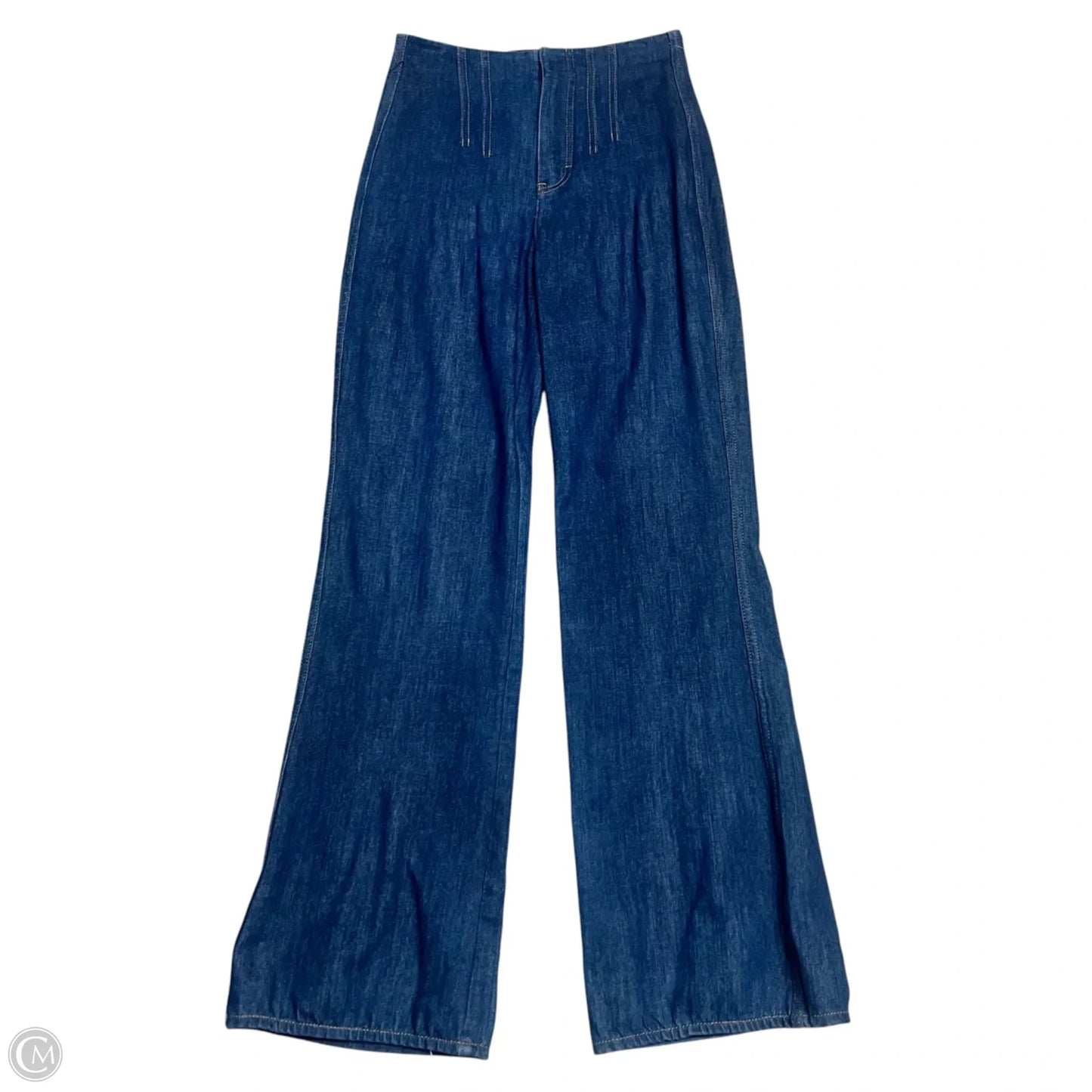 Jeans Flared By White House Black Market In Blue Denim, Size: 0
