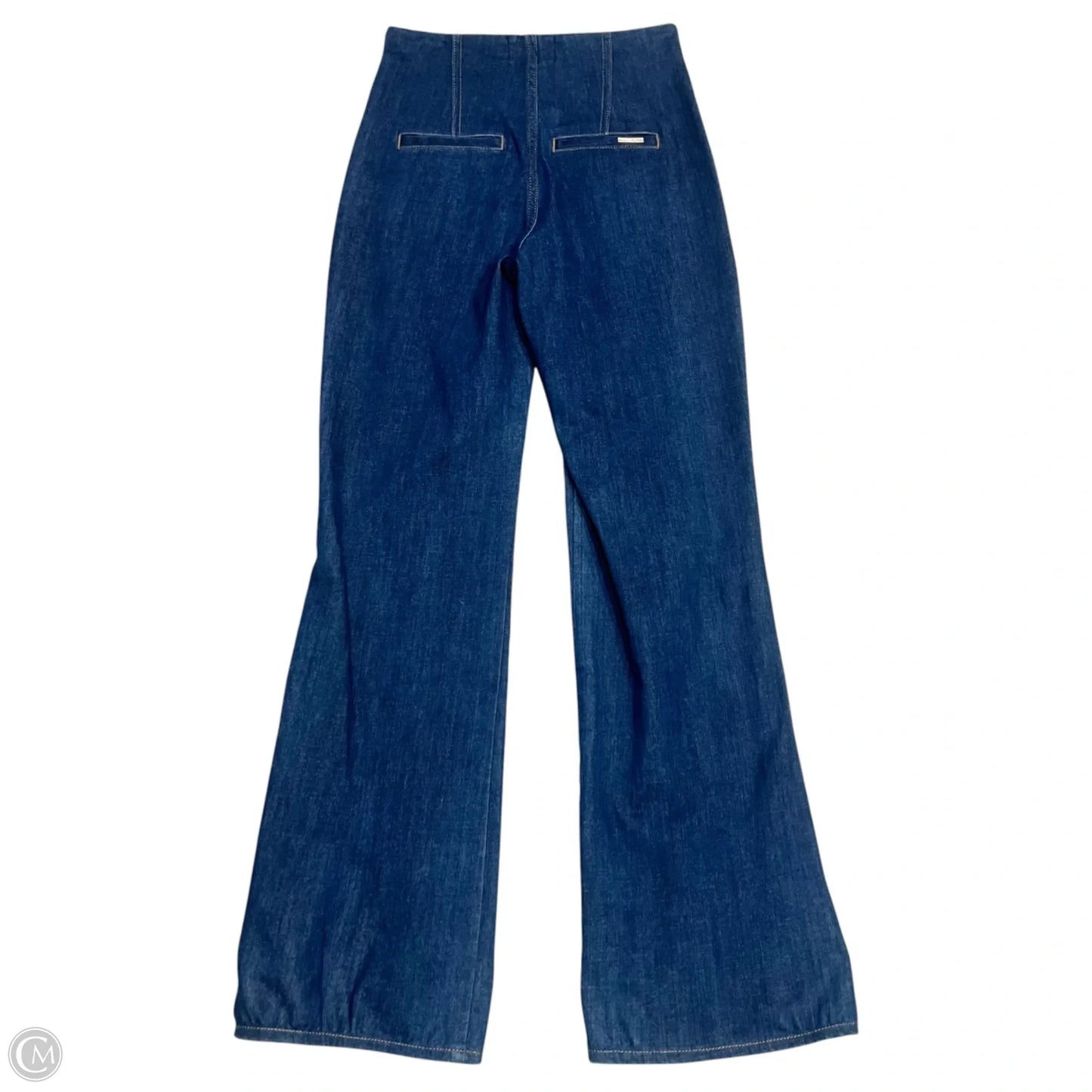 Jeans Flared By White House Black Market In Blue Denim, Size: 0