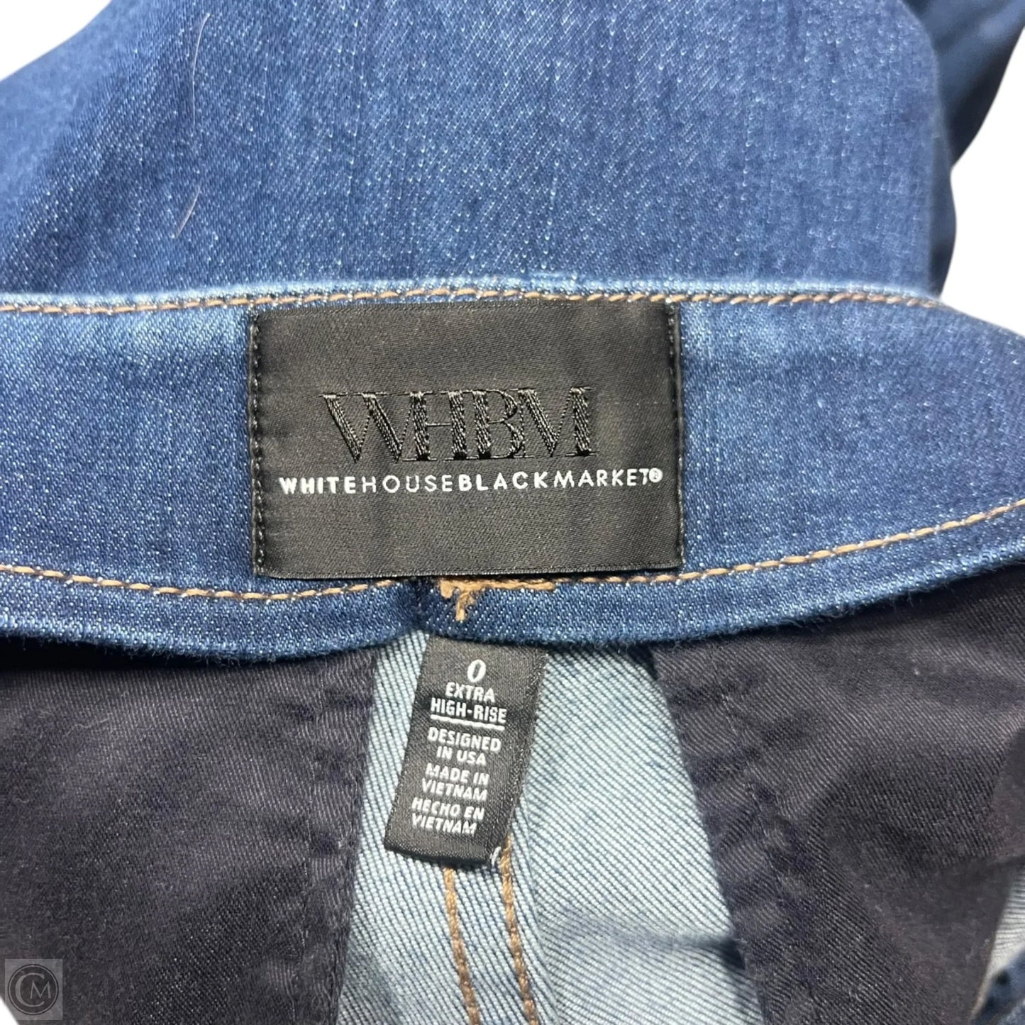 Jeans Flared By White House Black Market In Blue Denim, Size: 0