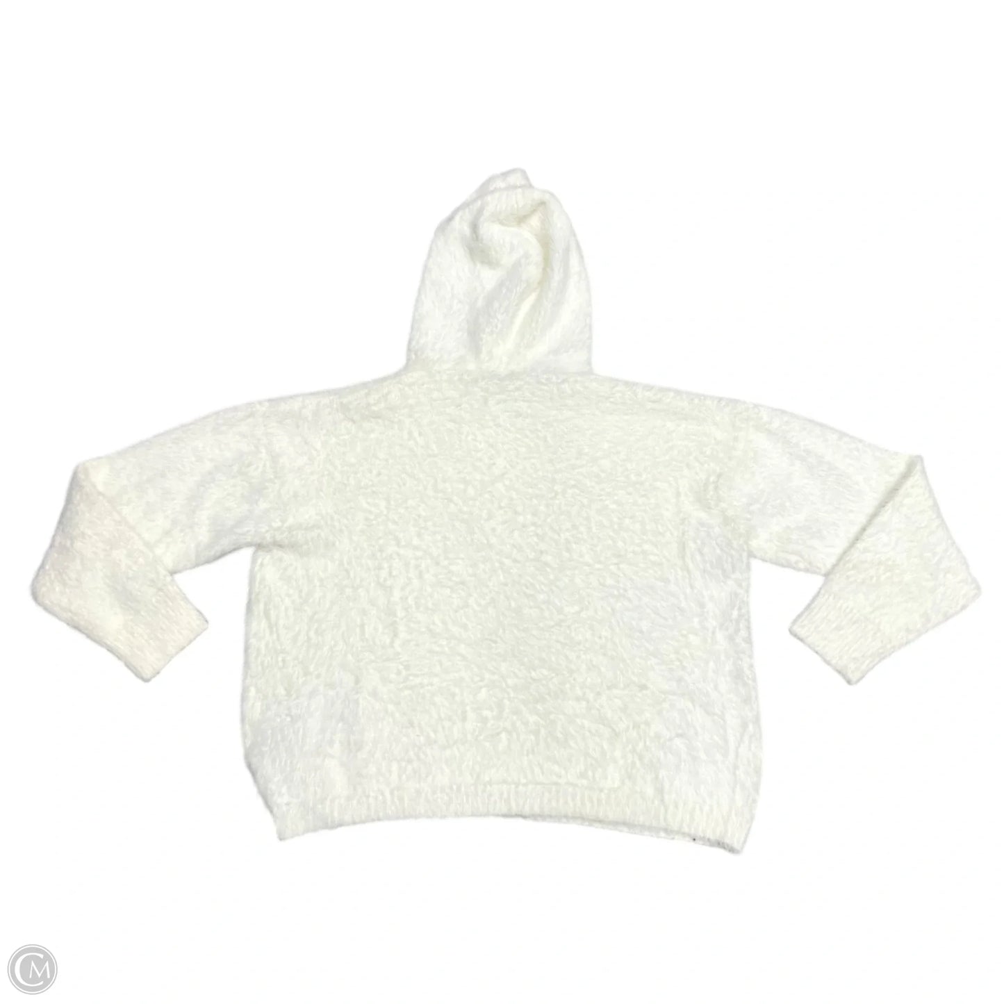 Sweatshirt Hoodie By Philosophy In Cream, Size: M