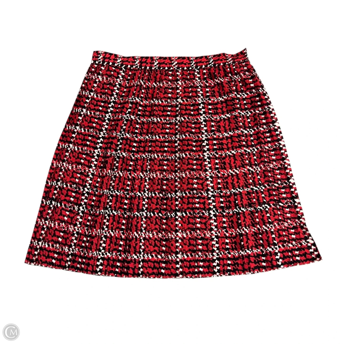 Skirt Midi By Eloquii In Black & Red, Size: 20