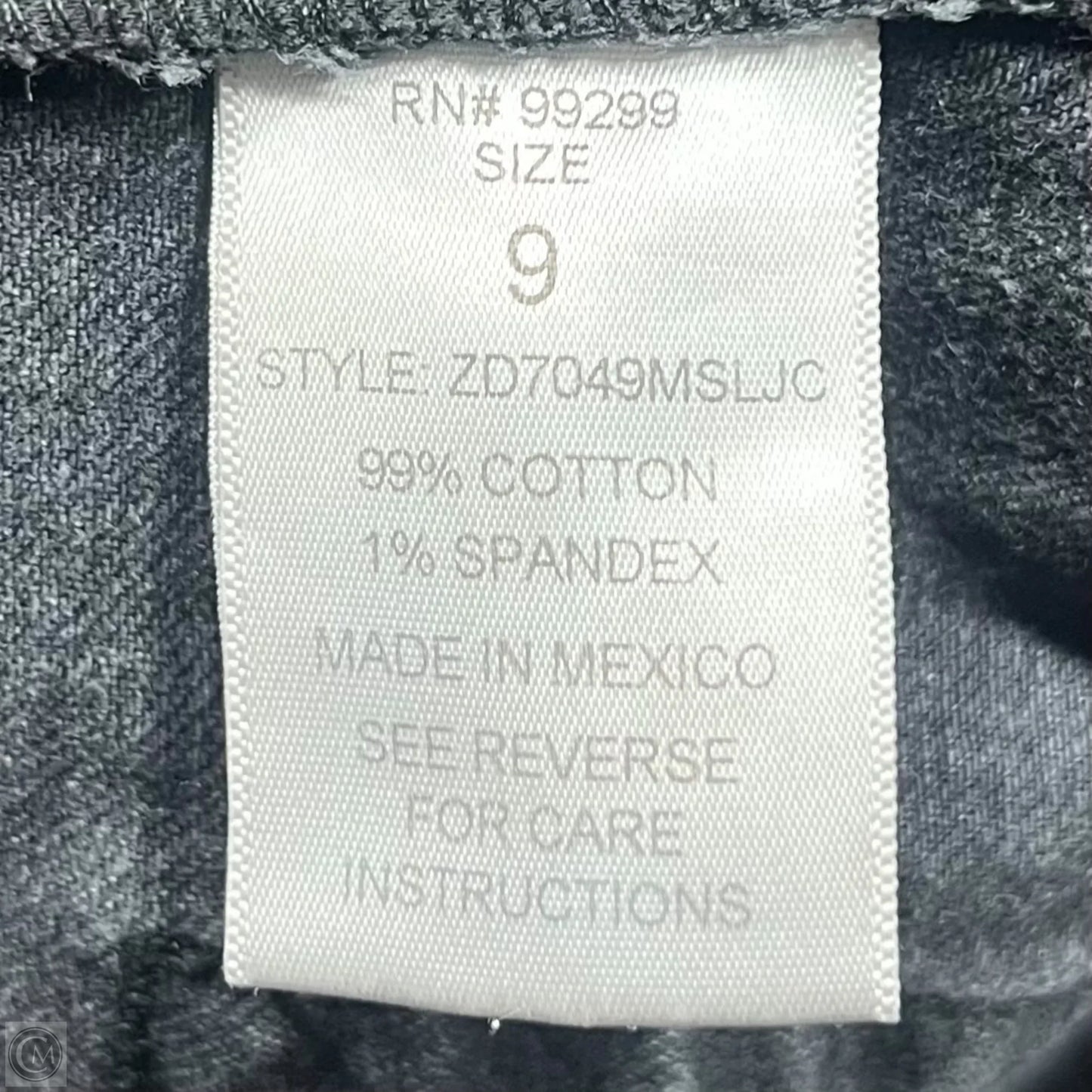 Jeans Straight By Fashion Nova In Black Denim, Size: 10