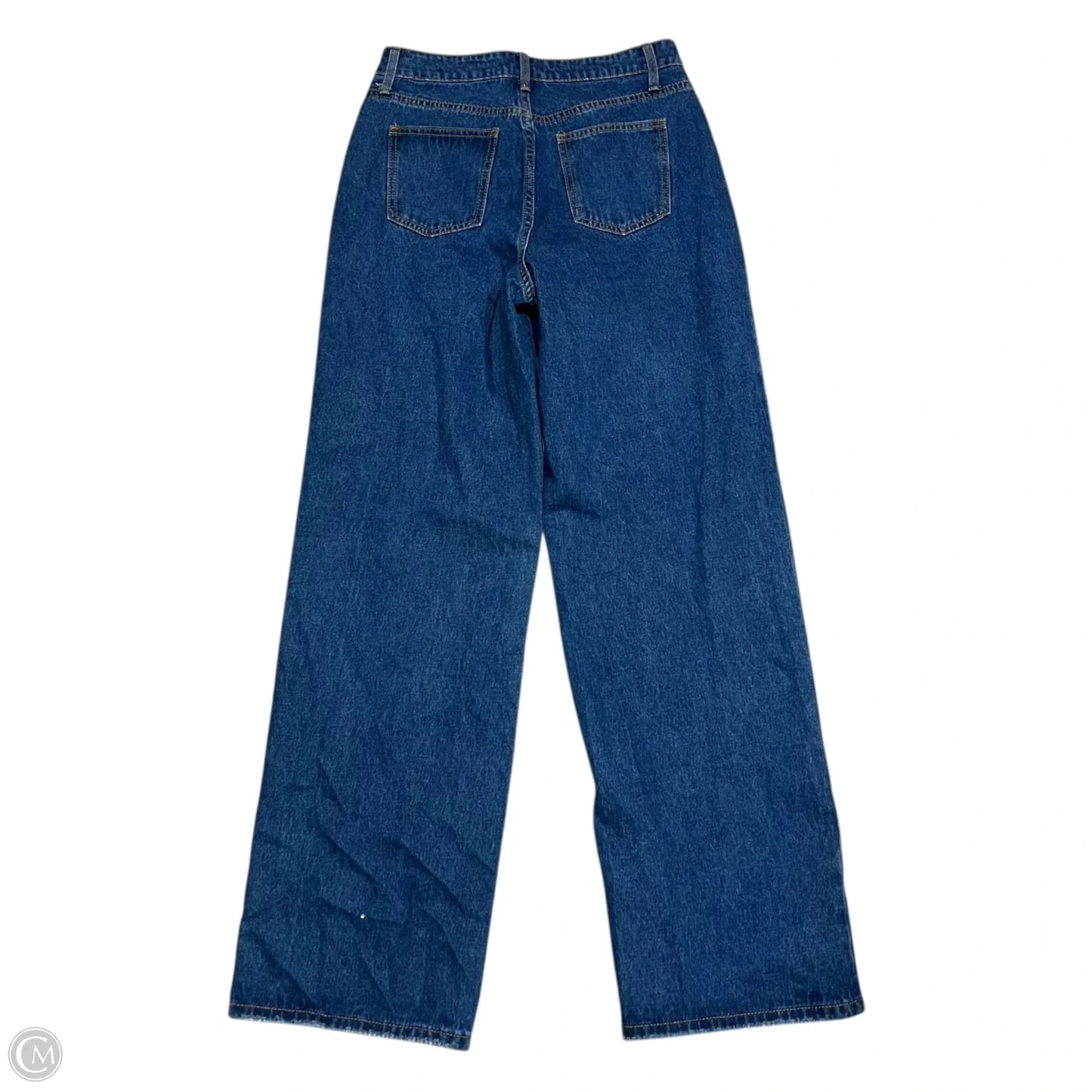 Jeans Wide Leg By Fashion Nova In Blue Denim, Size: 10