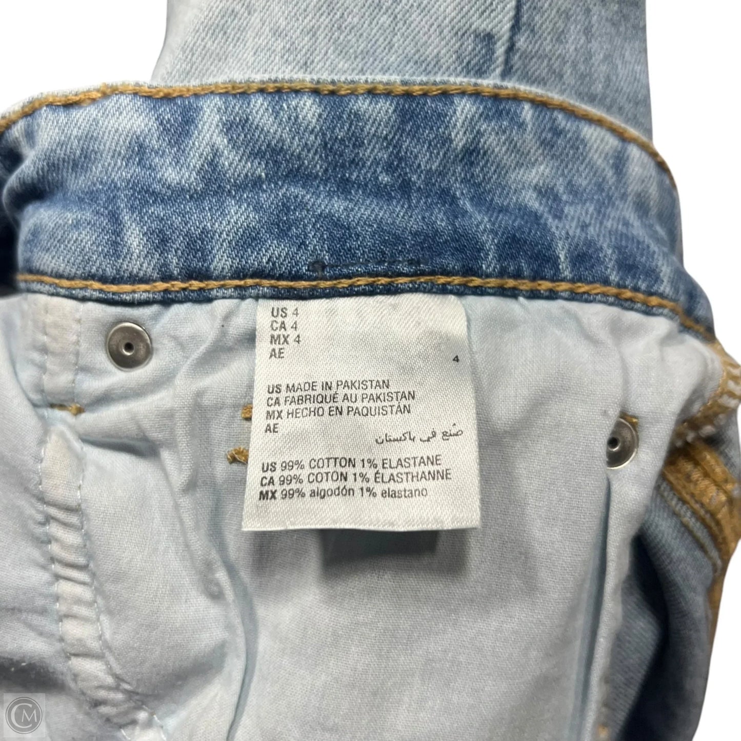 Jeans Flared By Inc In Blue Denim, Size: 4