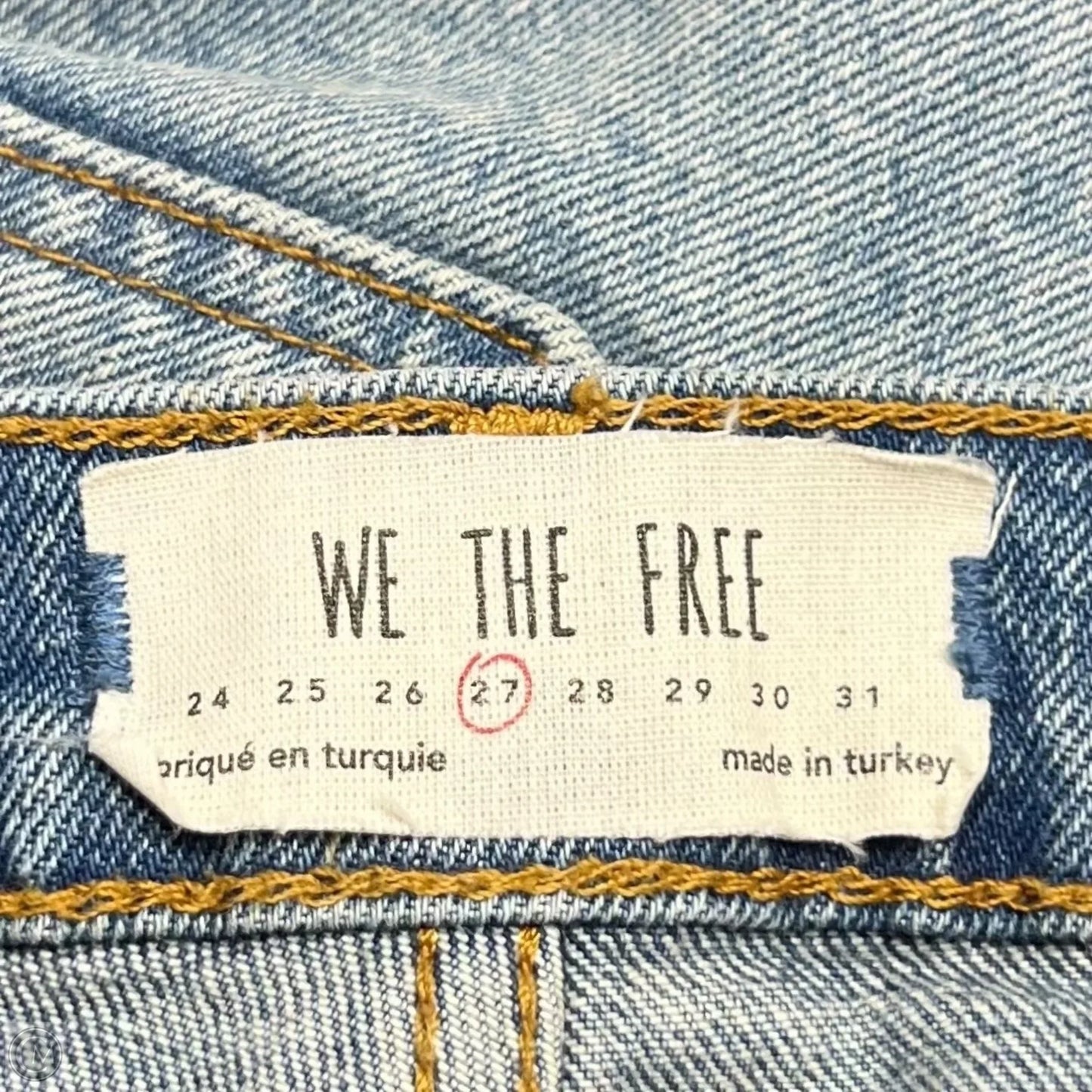Jeans Skinny By We The Free In Blue Denim, Size: 4