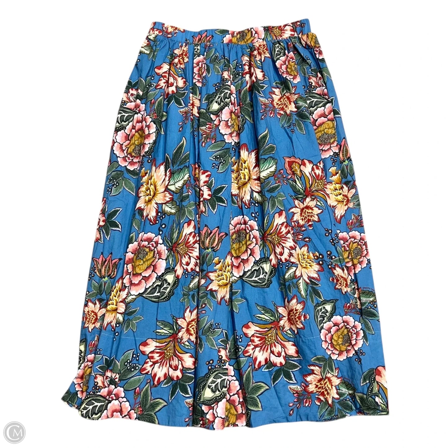 Skirt Maxi By Philosophy In Blue & Pink, Size: L