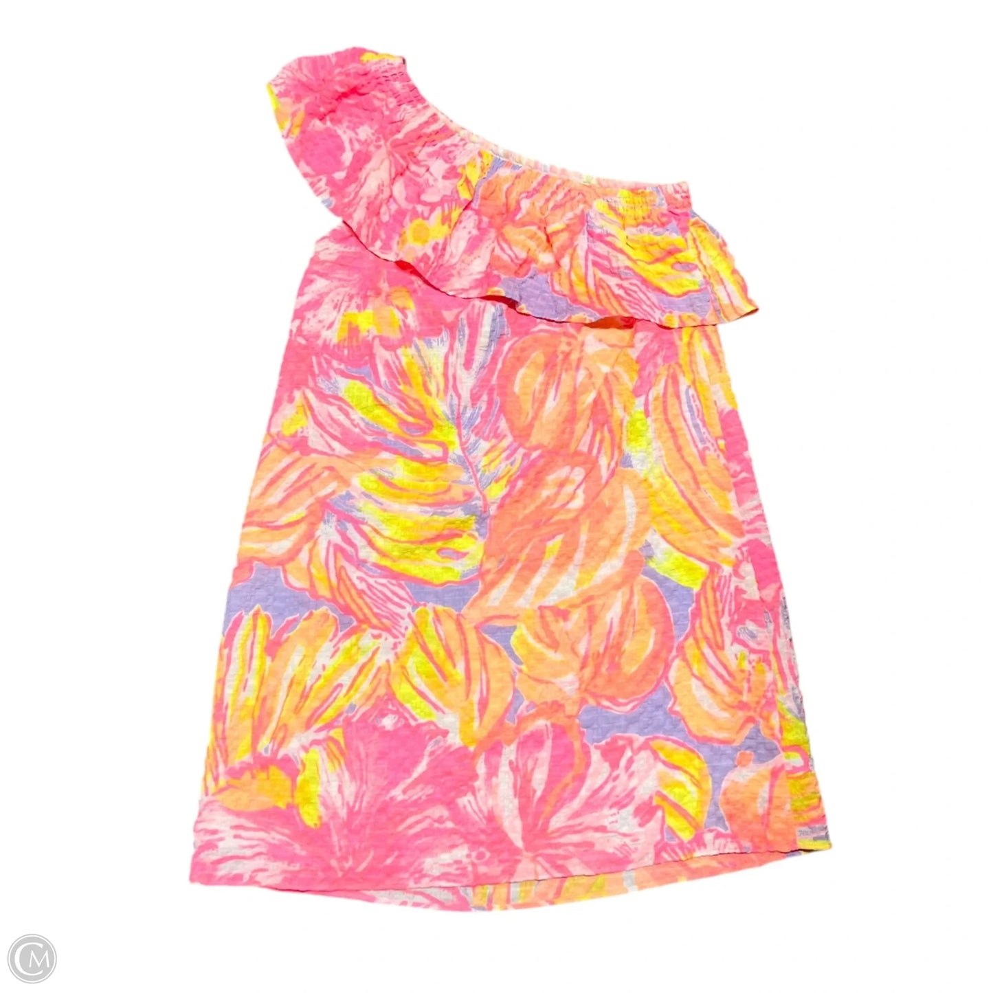 Dress Designer By Lilly Pulitzer In Orange & Pink, Size: Xs