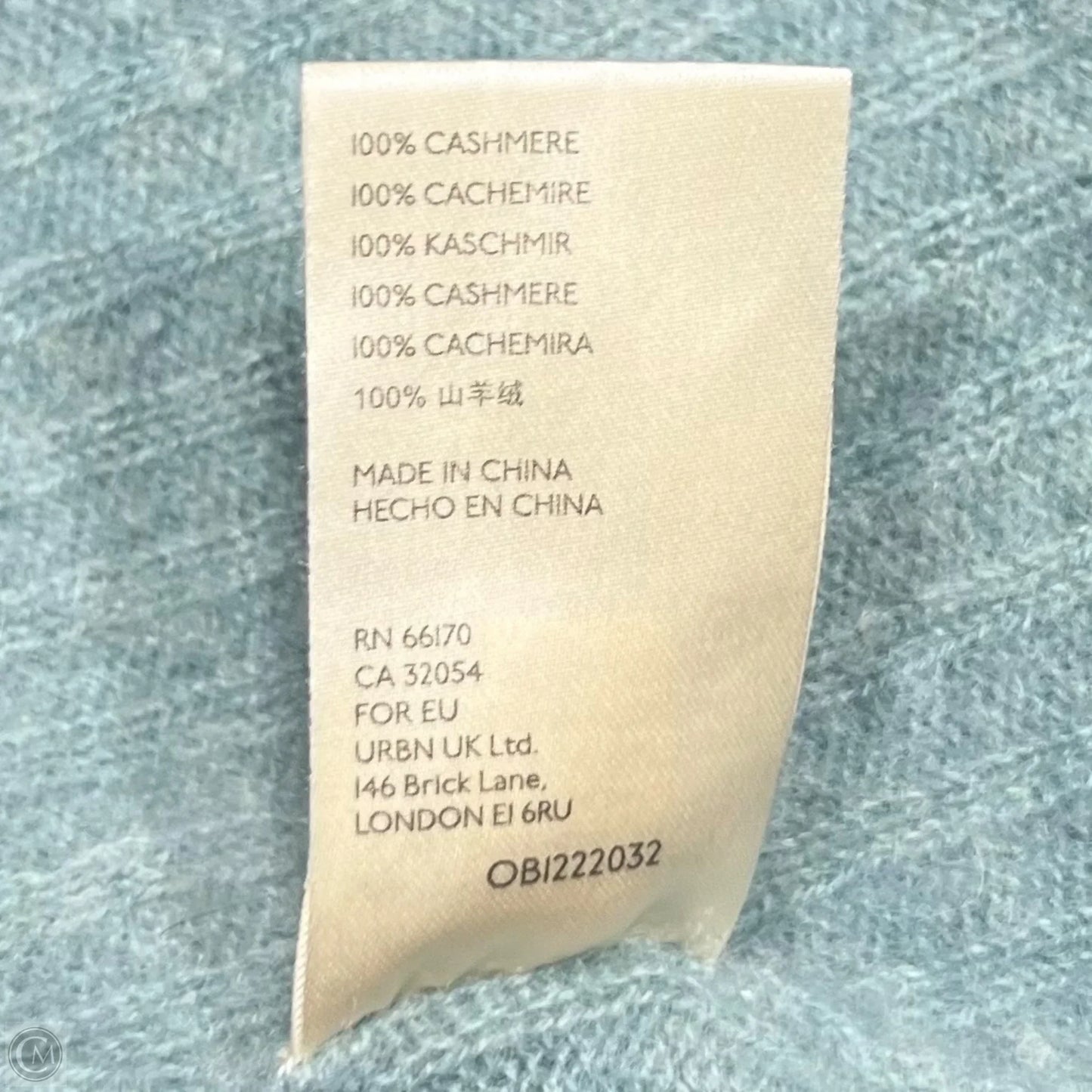 Sweater By Free People In Blue & Green, Size: M