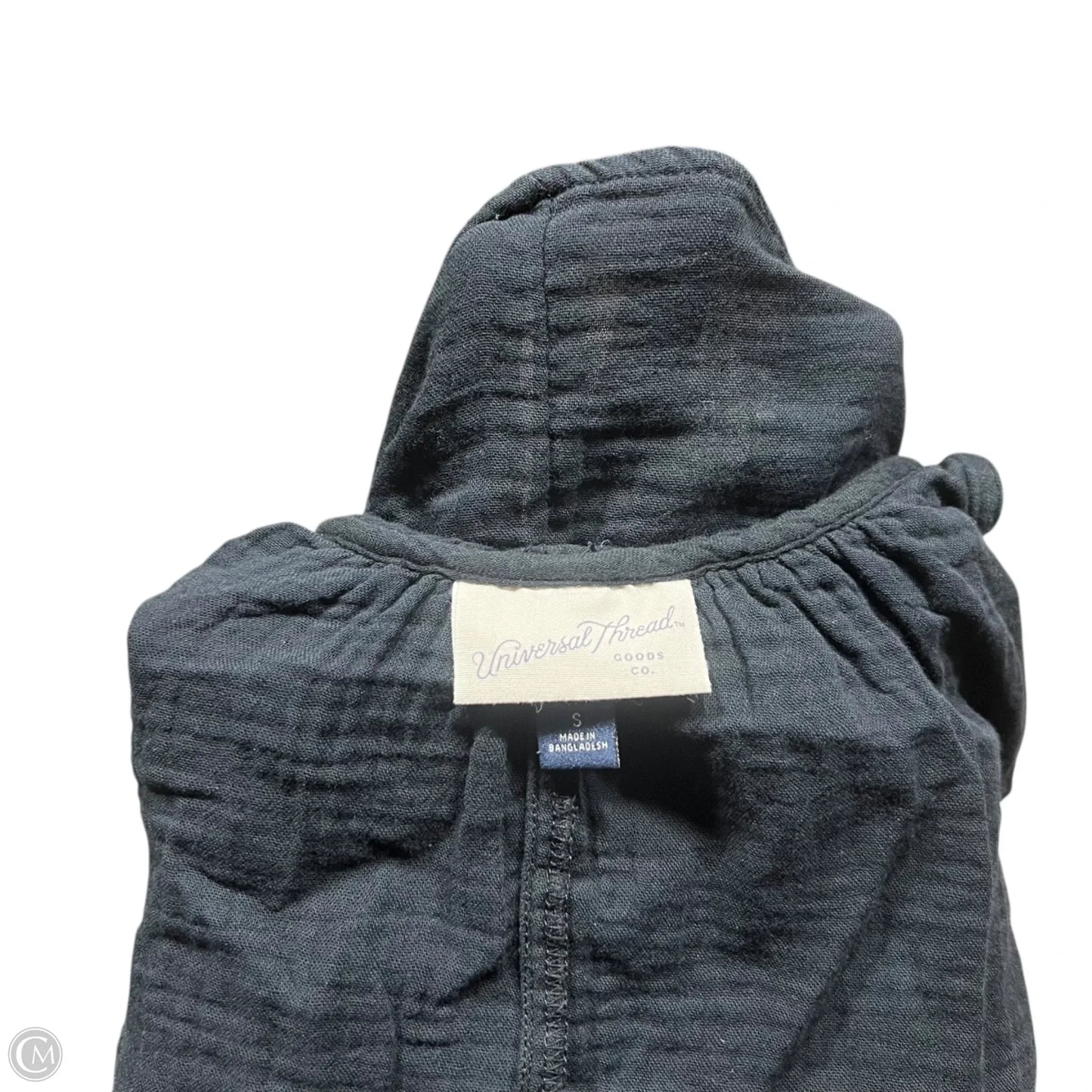 Top Sleeveless By Universal Thread In Black, Size: S