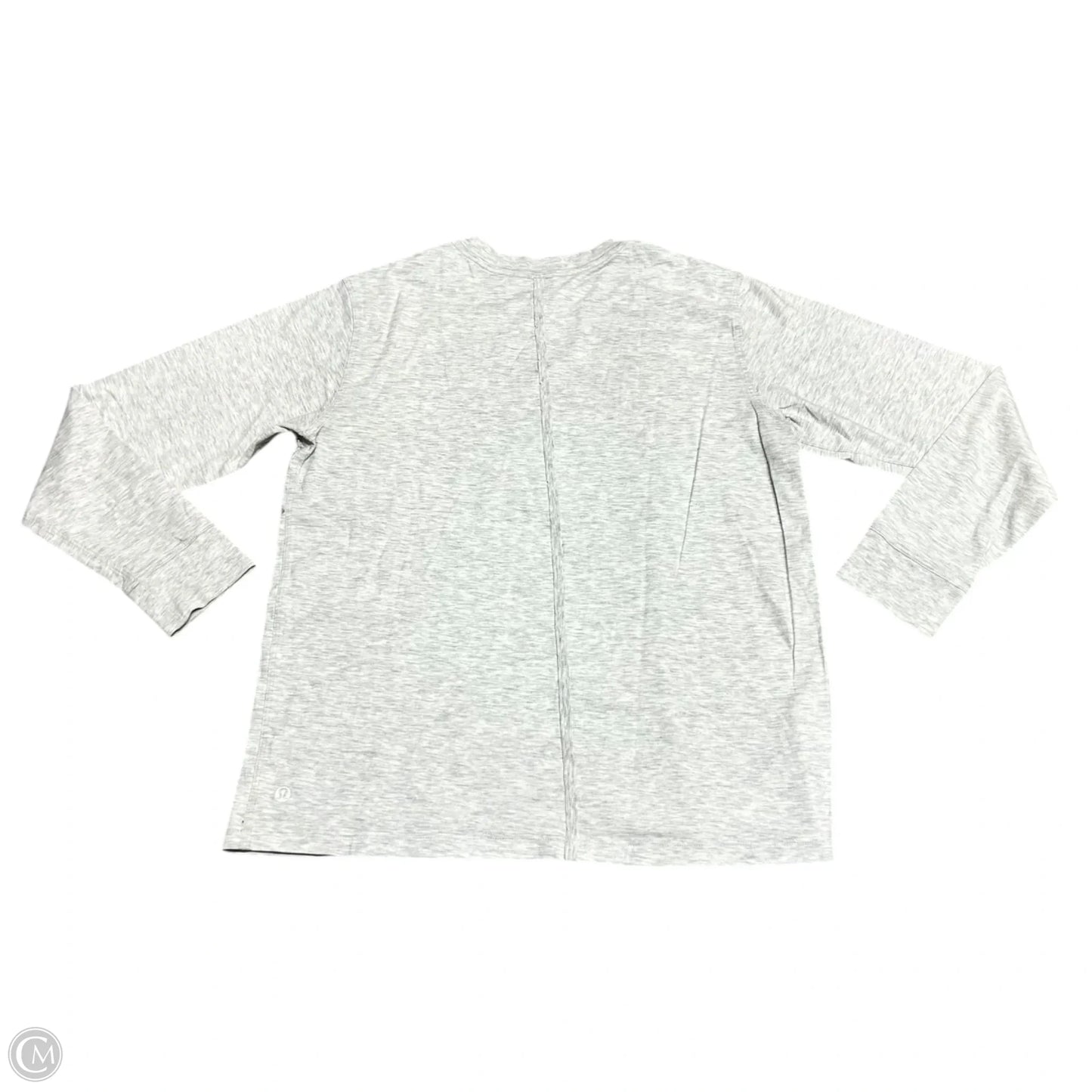 Top Long Sleeve Basic By Lululemon In Grey, Size: M