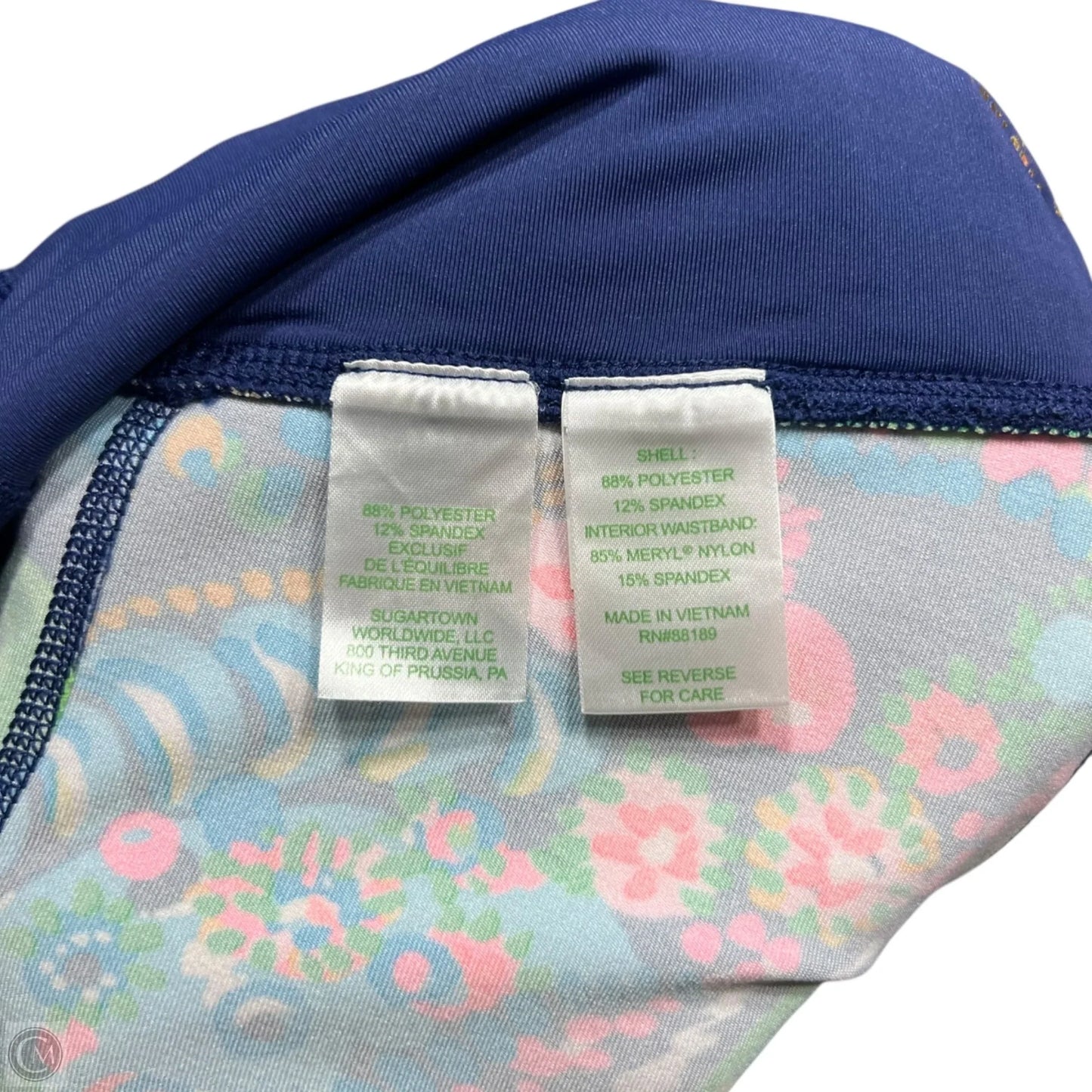 Pants Designer By Lilly Pulitzer In Blue & Green, Size: S