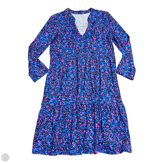 Dress Designer By Lilly Pulitzer In Blue & Purple, Size: S