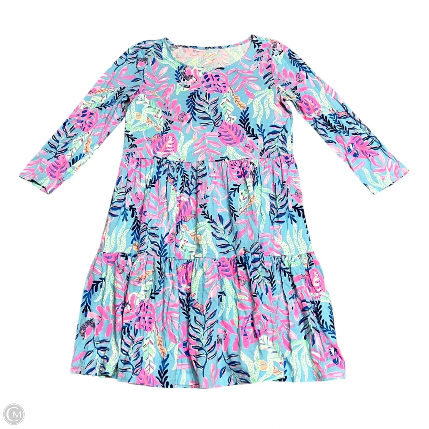 Dress Designer By Lilly Pulitzer In Blue & Pink, Size: S