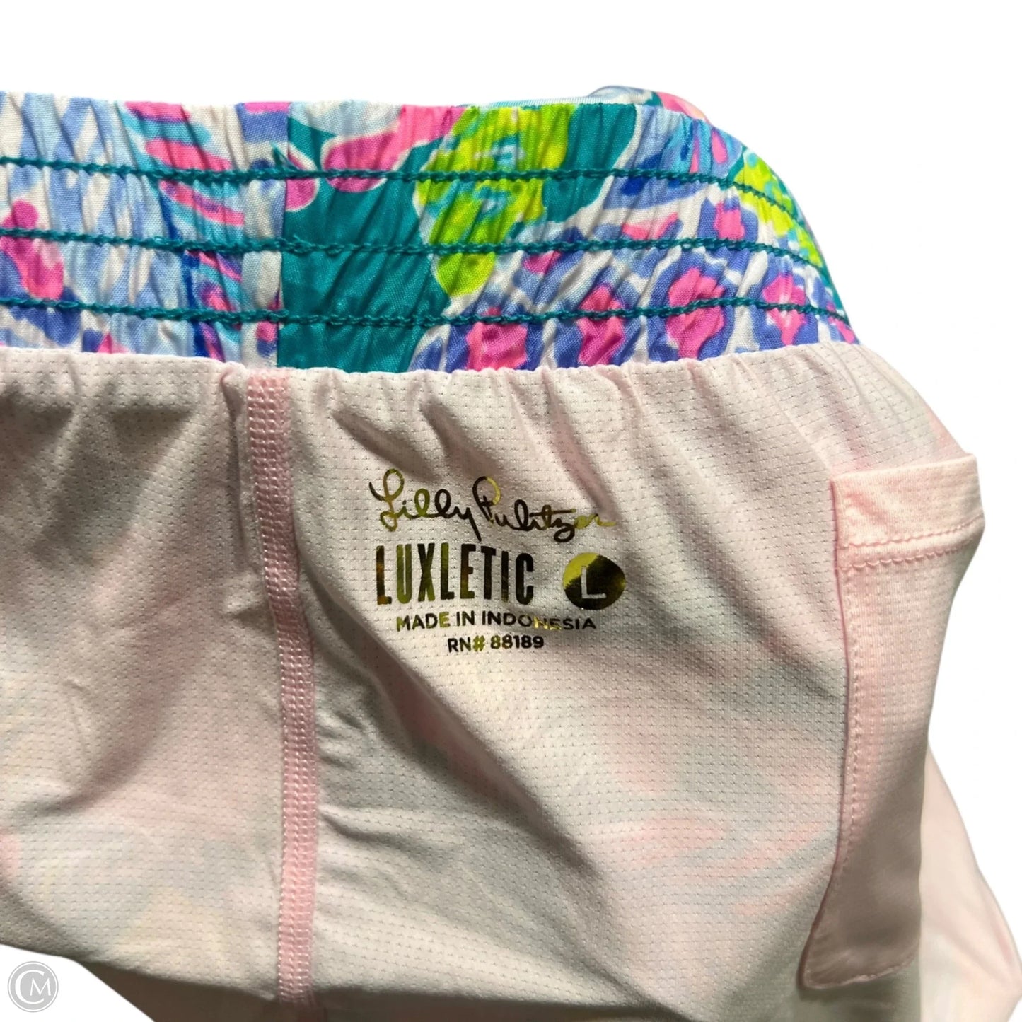Shorts Designer By Lilly Pulitzer In Teal, Size: L