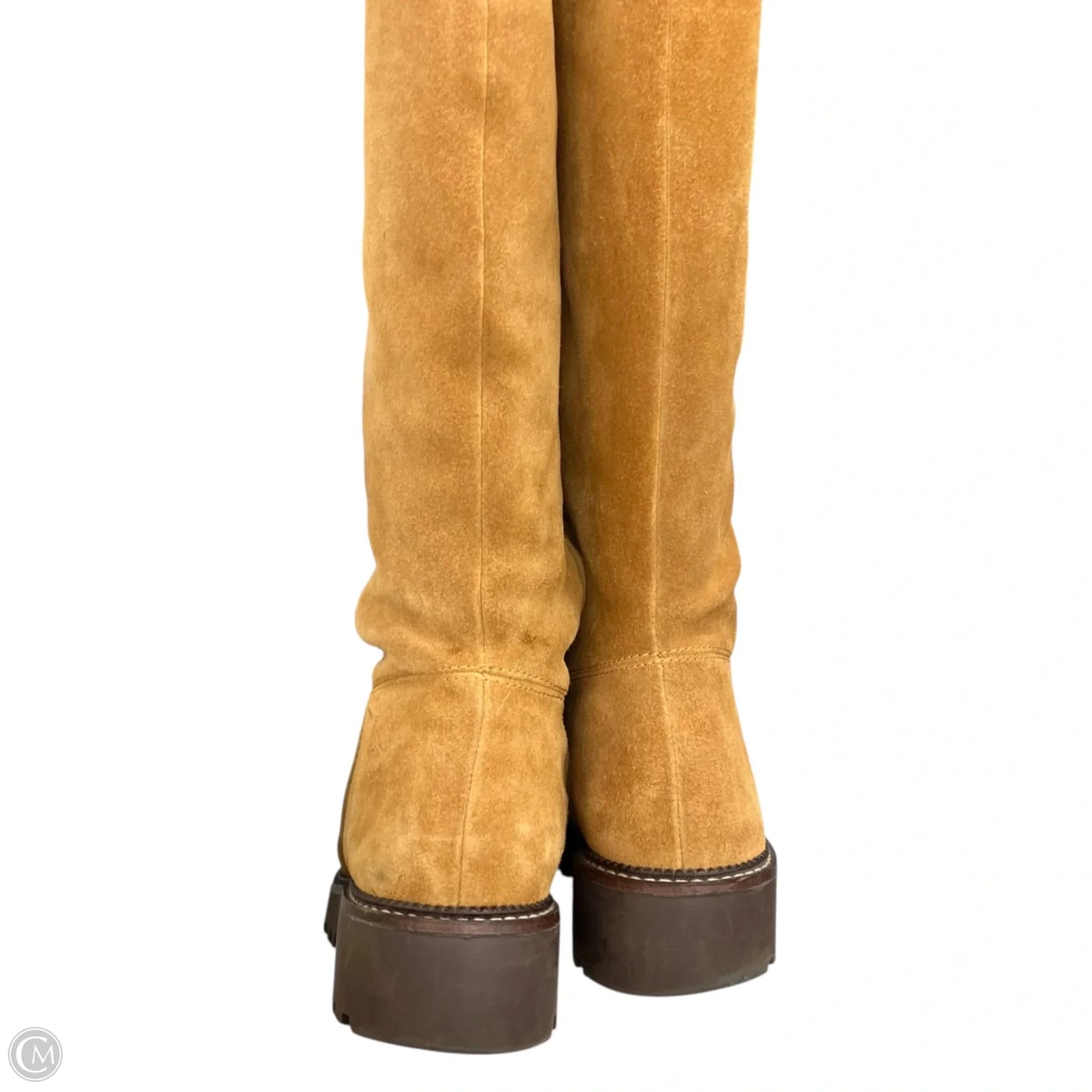 Boots Knee Heels By Caslon In Brown, Size: 11