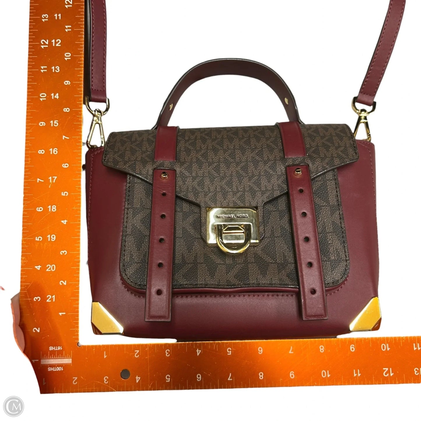 Crossbody Designer By Michael Kors, Size: Medium