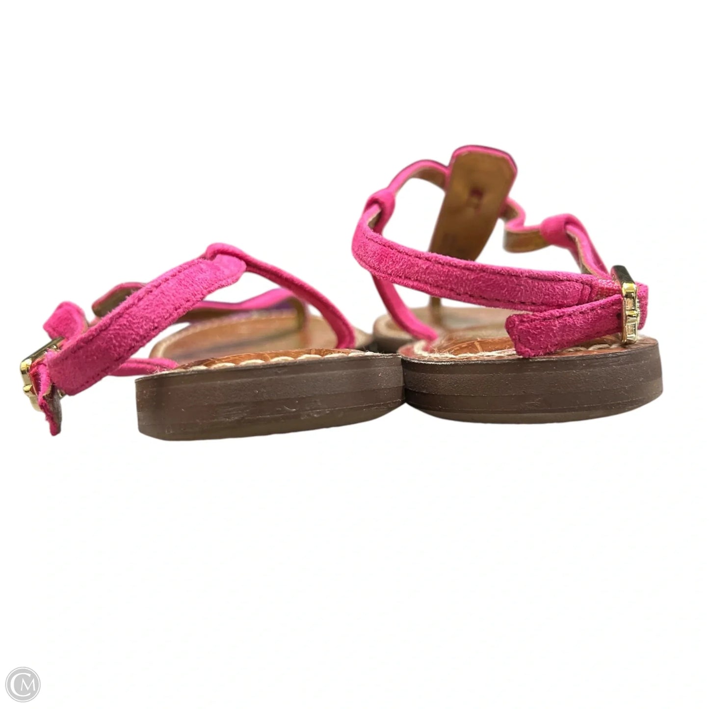 Sandals Flats By Sam Edelman In Brown & Pink, Size: 7