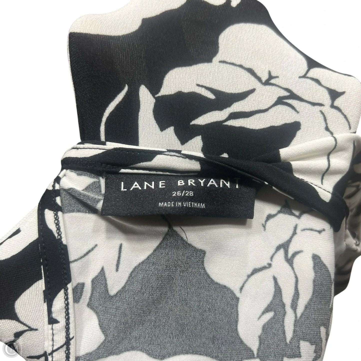 Jumpsuit By Lane Bryant In Black & Cream, Size: 4x