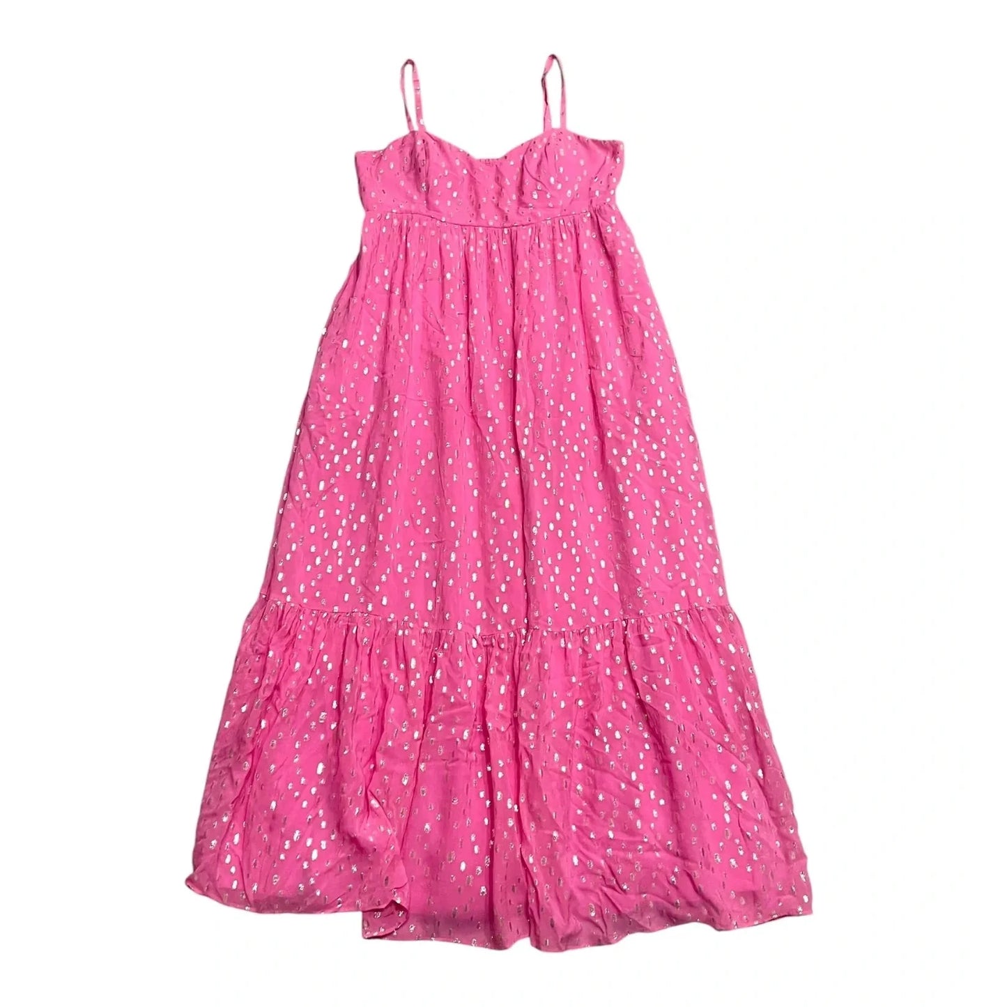 Dress Designer By Lilly Pulitzer In Gold & Pink, Size: L