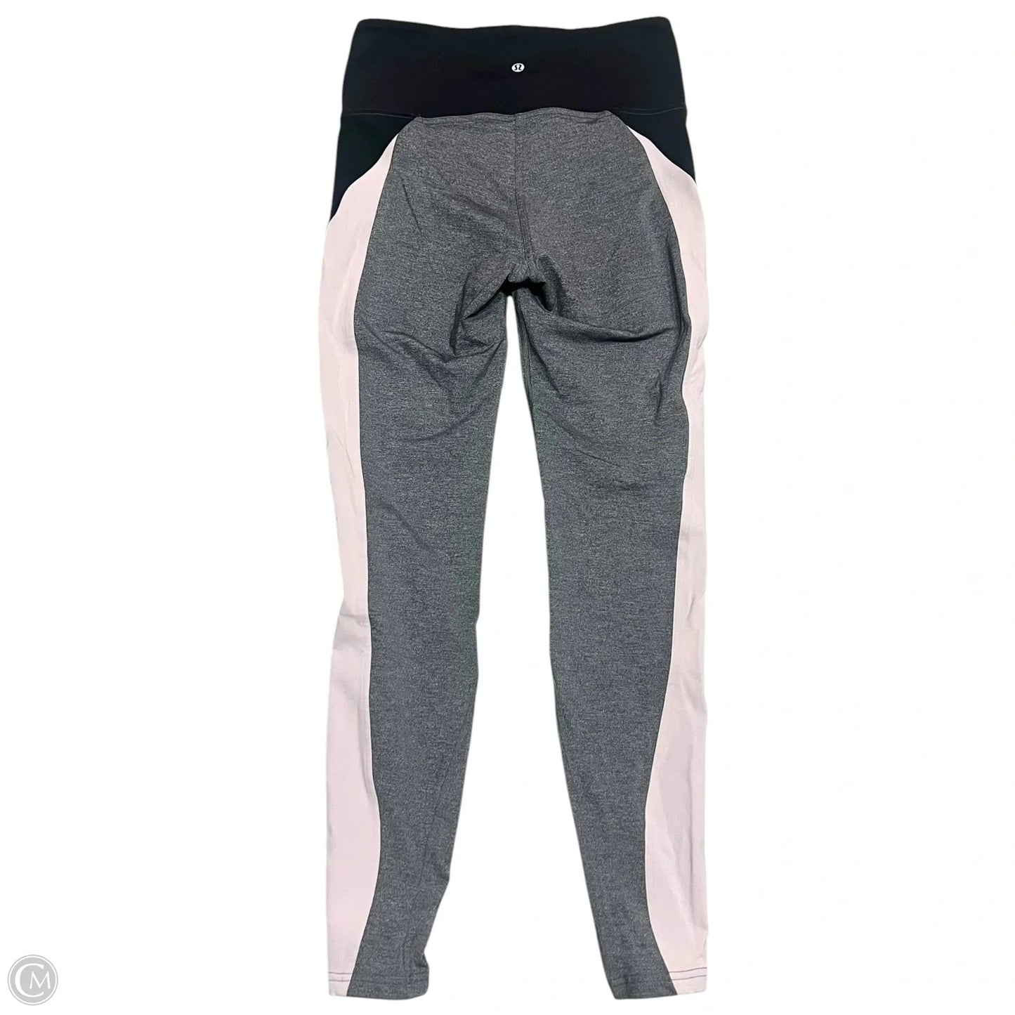 Athletic Leggings By Lululemon In Grey & Purple, Size: 8