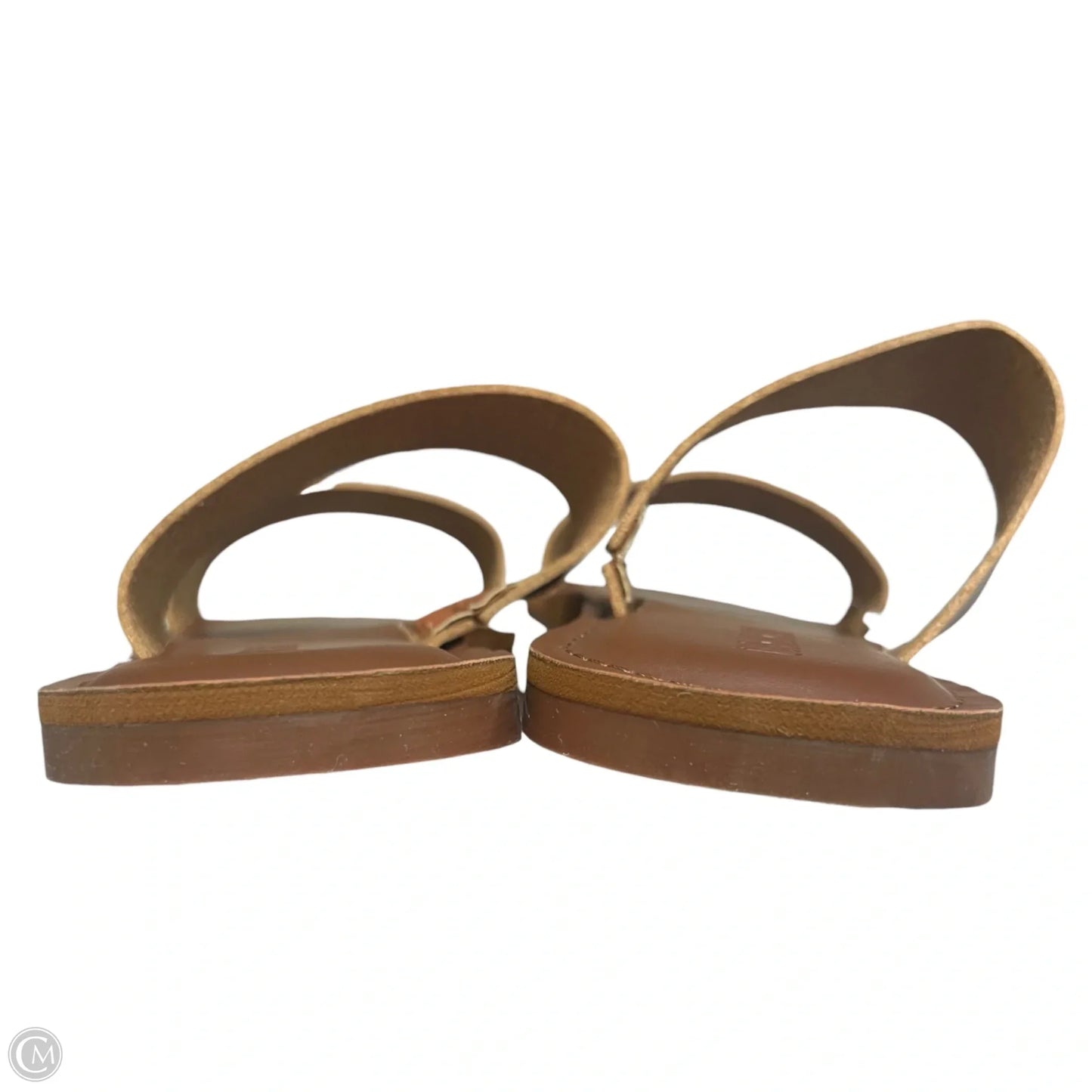 Sandals Flats By Cushionaire In Brown, Size: 10