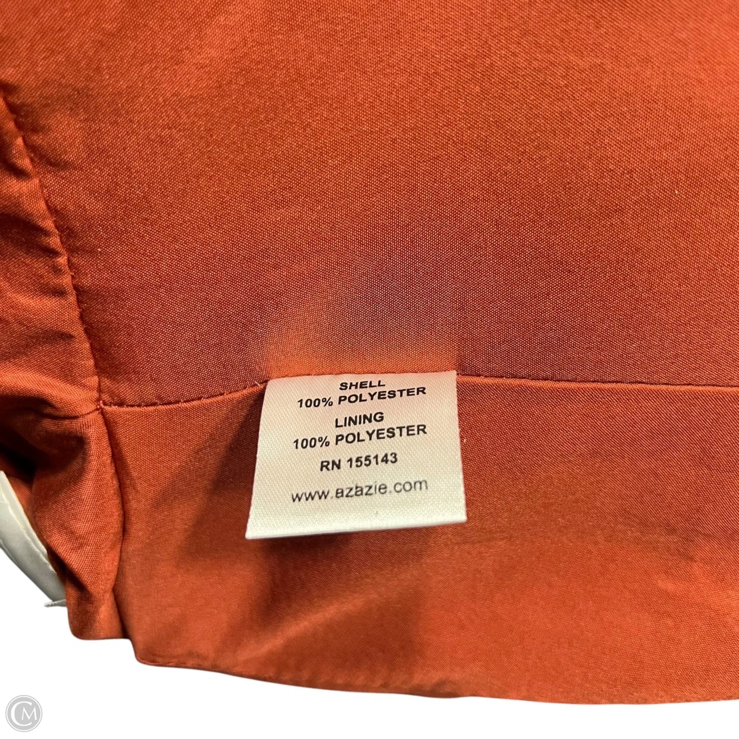 Dress Party Long By Azazie In Orange, Size: S