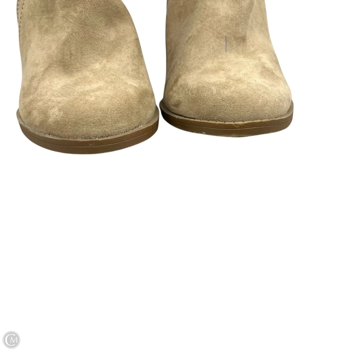 Shoes Heels Wedge By Time And Tru In Tan, Size: 6